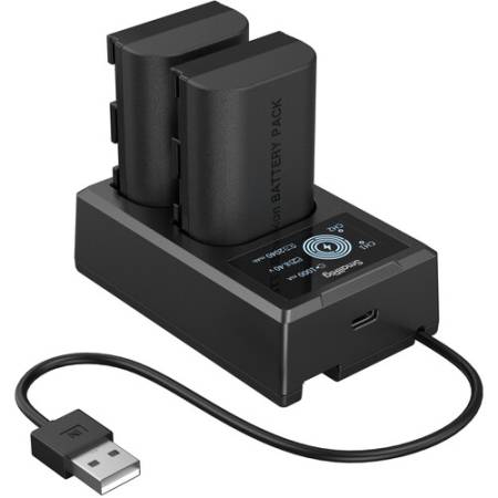 SmallRig 5409 - zestaw ładowarki i dwóch akumulatorów Canon LP-E6P